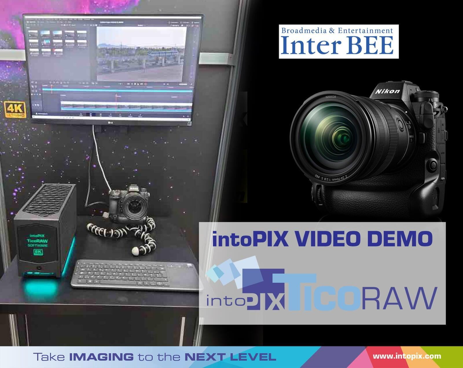 Inter BEE 2022からの日本語ビデオデモ: intoPIXが TicoRAWを新しいNikon Z9に統合。